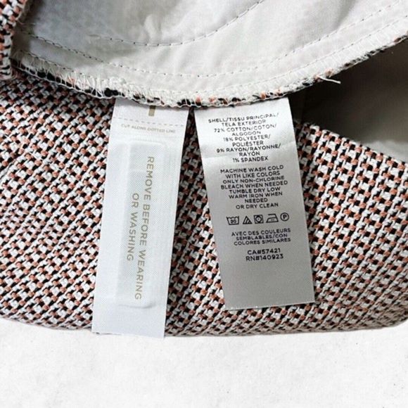 Loft Dress Shorts Women's 2‎ Geometric Pattern Bermuda Zip Button Hooks NWT - Picture 5 of 10